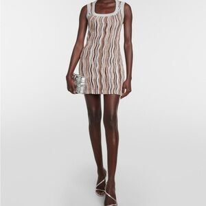 Striped Multicolor Knit Dress